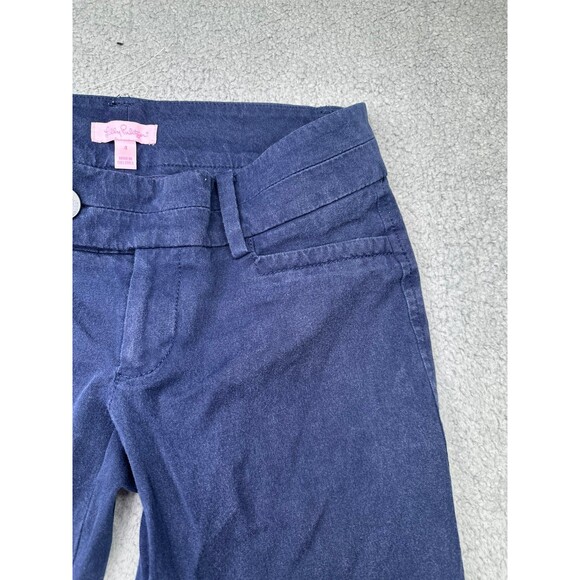 Lilly Pulitzer navy ankle pant size 4 - Picture 4 of 9